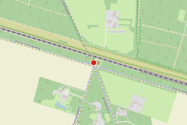 Brandweer-melding op Dr. Hartogsweg, Ede op 28 juni, kaart-overzicht