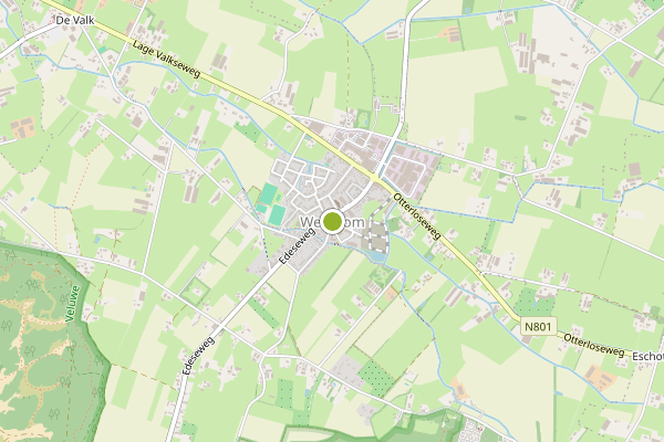 Ambulance-melding op Wekerom op 28 juni, kaart-overzicht