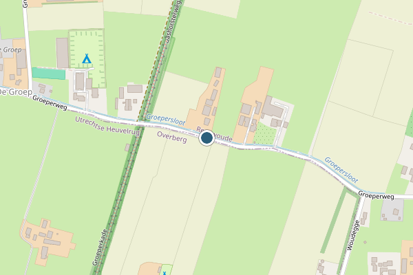 Politie-melding op Groeperweg, Renswoude op 2 juli, kaart-overzicht