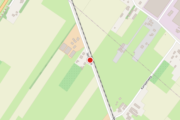 Brandweer-melding op Spoorlaan, Rhenen op 8 juli, kaart-overzicht
