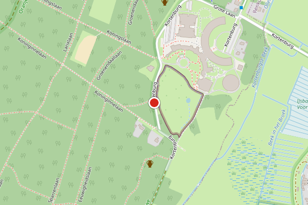 Brandweer-melding op Kortenburg, Wageningen op 10 juli, kaart-overzicht
