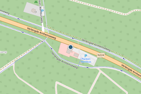 Politie-melding op Verlengde Arnhemseweg, Ede op 12 juli, kaart-overzicht