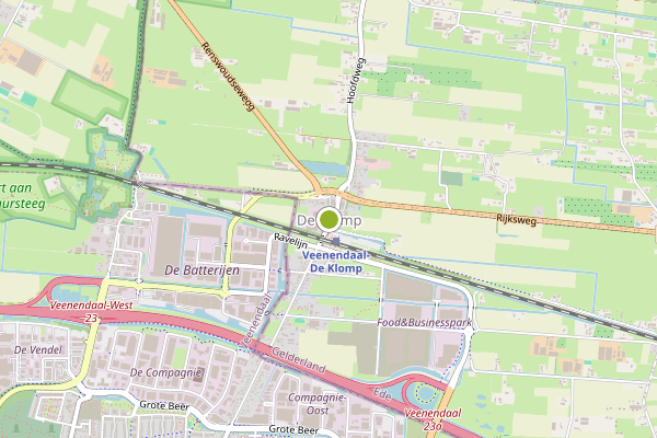 Ambulance-melding op De Klomp op 12 juli, kaart-overzicht