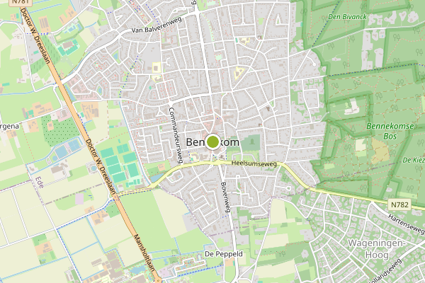 Ambulance-melding op Bennekom op 12 juli, kaart-overzicht