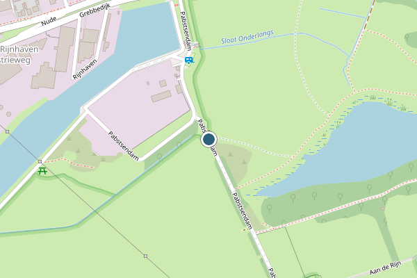 Politie-melding op Pabstsendam, Wageningen op 13 juli, kaart-overzicht