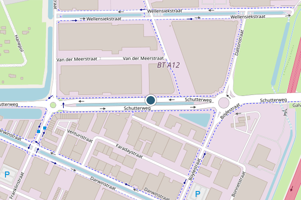 Politie-melding op Schutterweg, Ede op 13 juli, kaart-overzicht
