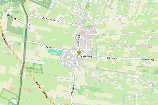Ambulance-melding op Ederveen op 14 juli, kaart-overzicht
