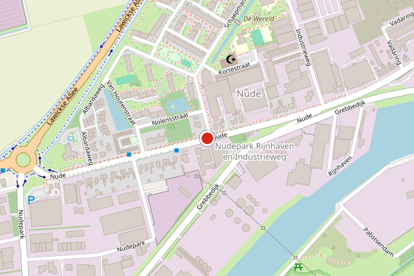 Brandweer-melding op Nude, Wageningen op 16 juli, kaart-overzicht