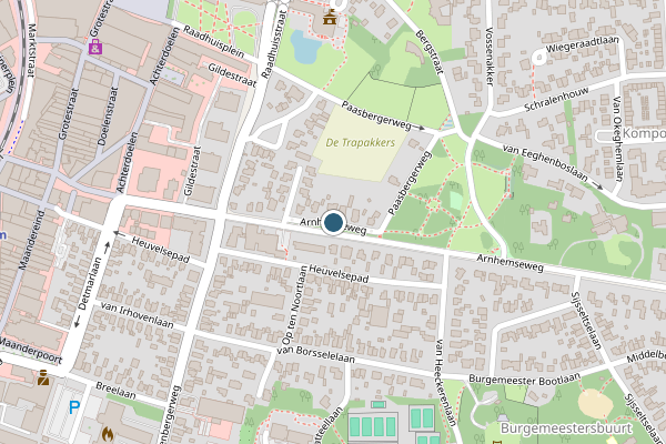 Politie-melding op Verlengde Arnhemseweg, Ede op 11 mei, kaart-overzicht