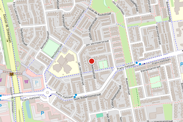 Brandweer-melding op Jan Lievensstraat, Ede op 13 mei, kaart-overzicht