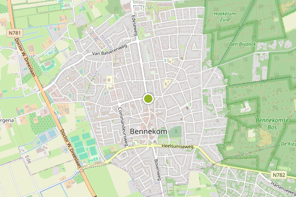 Ambulance-melding op Bennekom op 15 mei, kaart-overzicht