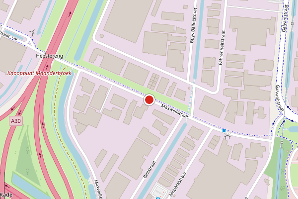 Brandweer-melding op Maxwellstraat, Ede op 29 juli, kaart-overzicht