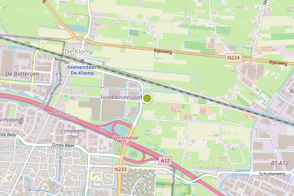 Ambulance-melding op De Klomp op 30 juli, kaart-overzicht