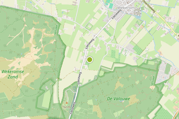 Ambulance-melding op Wekerom op 30 juli, kaart-overzicht