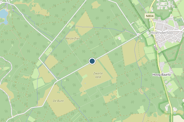 Politie-melding op Hoenderloo, Ede op 30 juli, kaart-overzicht
