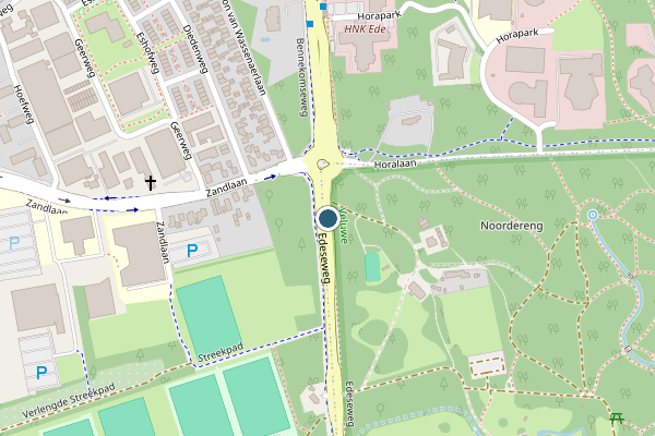 Politie-melding op Edeseweg, Bennekom op 18 mei, kaart-overzicht