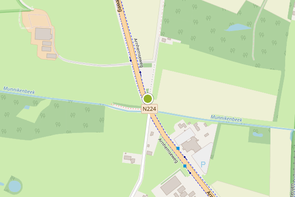 Ambulance-melding op Arnhemseweg, Renswoude op 1 augustus, kaart-overzicht