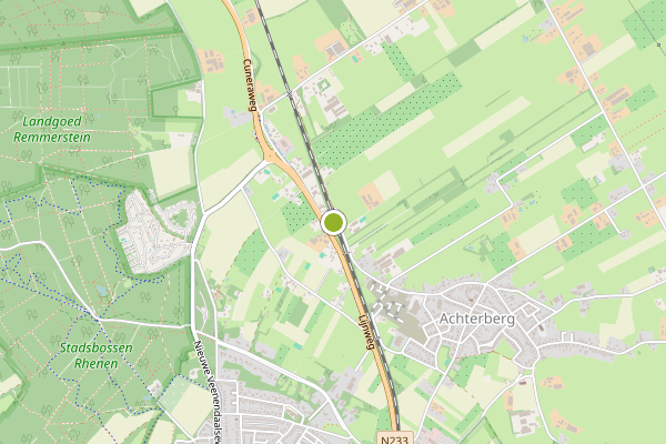 Ambulance-melding op Rhenen op 1 augustus, kaart-overzicht