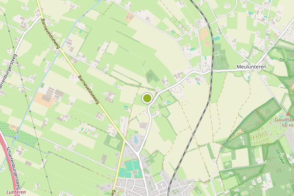 Ambulance-melding op Lunteren op 2 augustus, kaart-overzicht