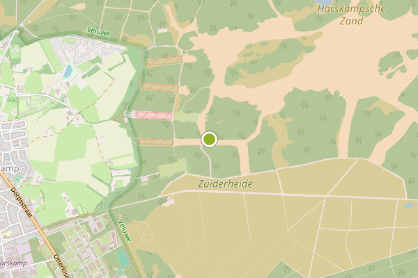 Ambulance-melding op Harskamp op 2 augustus, kaart-overzicht