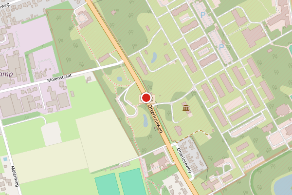 Brandweer-melding op Harskamp op 2 augustus, kaart-overzicht