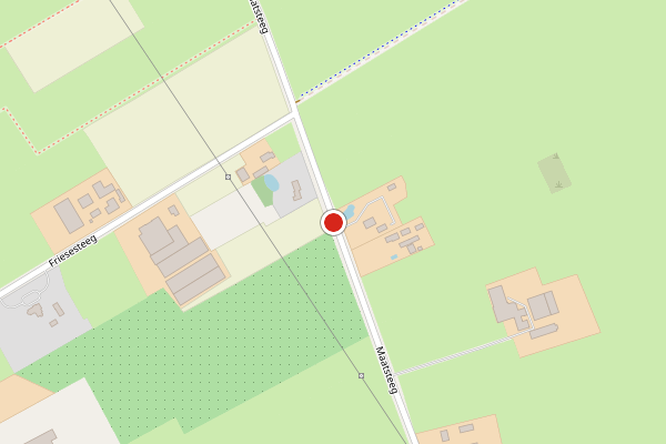 Brandweer-melding op Maatsteeg, Rhenen op 4 augustus, kaart-overzicht