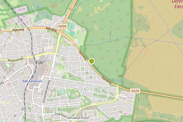Ambulance-melding op Ede op 4 augustus, kaart-overzicht