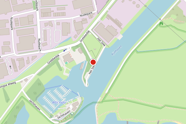 Brandweer-melding op Het Stek, Wageningen op 24 mei, kaart-overzicht