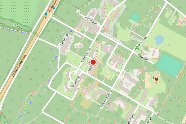 Brandweer-melding op Keverpad, Wekerom op 24 mei, kaart-overzicht