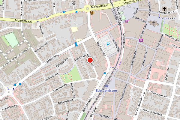 Brandweer-melding op Ketelstraat, Ede op 28 mei, kaart-overzicht