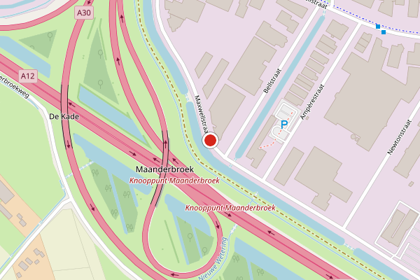 Brandweer-melding op Maxwellstraat, Ede op 3 juni, kaart-overzicht