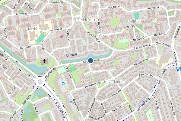 Politie-melding op Kennedyweg, Wageningen op 7 juni, kaart-overzicht