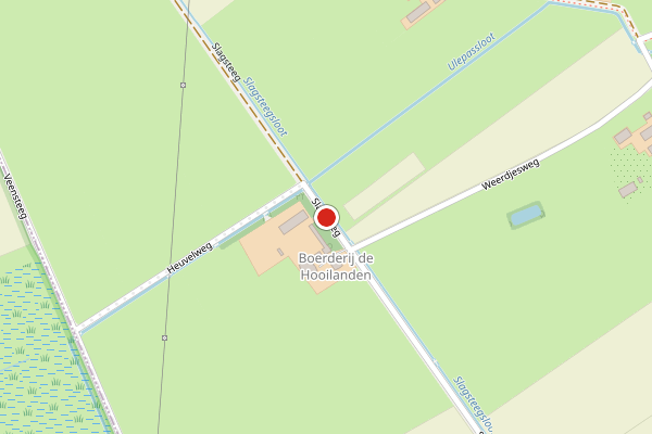 Brandweer-melding op Slagsteeg, Bennekom op 8 juni, kaart-overzicht