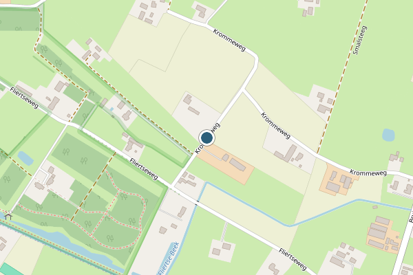 Politie-melding op Krommeweg, Lunteren op 9 juni, kaart-overzicht