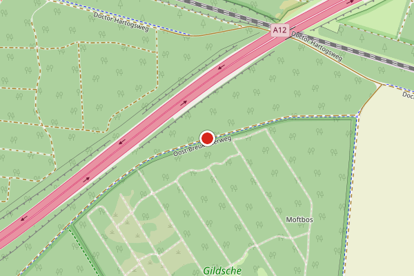 Brandweer-melding op West Breukelderweg, Bennekom op 9 juni, kaart-overzicht