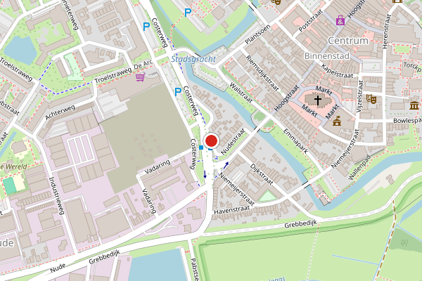 Brandweer-melding op Costerweg, Wageningen op 19 juni, kaart-overzicht
