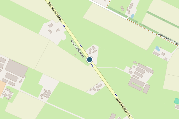 Politie-melding op Barneveldseweg, Lunteren op 19 juni, kaart-overzicht