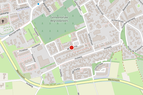 Brandweer-melding op Marskamp, Lunteren op 24 juni, kaart-overzicht