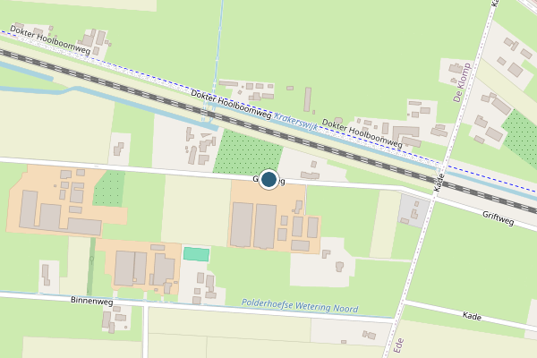 Politie-melding op Griftweg, De Klomp op 24 juni, kaart-overzicht