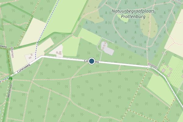 Politie-melding op Cuneraweg, Rhenen op 22 juni, kaart-overzicht