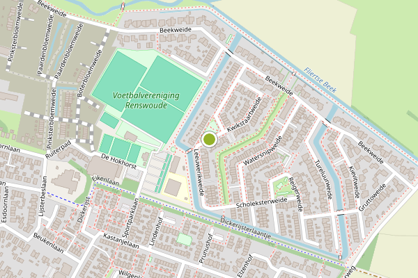 Ambulance-melding op Leeuwerikweide, Renswoude op 12 juni, kaart-overzicht