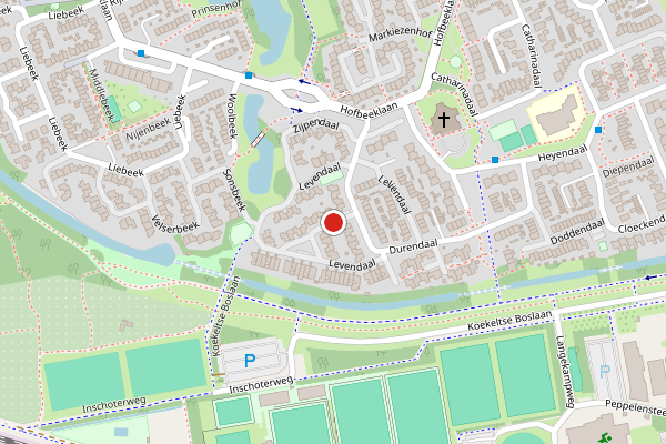 Brandweer-melding op Sparrendaal, Ede op 25 juni, kaart-overzicht