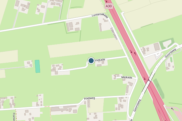 Politie-melding op Luntersekade, Ederveen op 26 juni, kaart-overzicht
